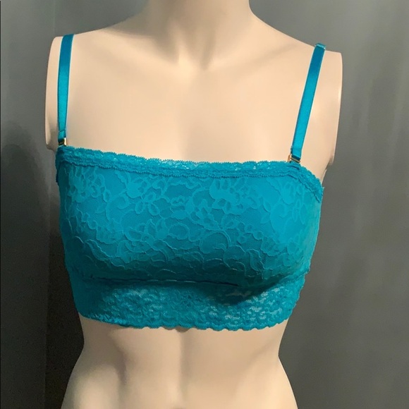 Victoria’s Secret Aqua Blue Lace Bralette Small - Picture 1 of 5